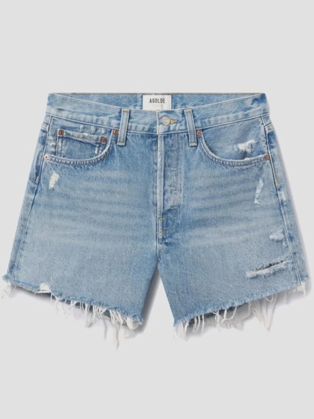 Agolde_90'S Mid Rise Loose Short w/ side slits, 28
